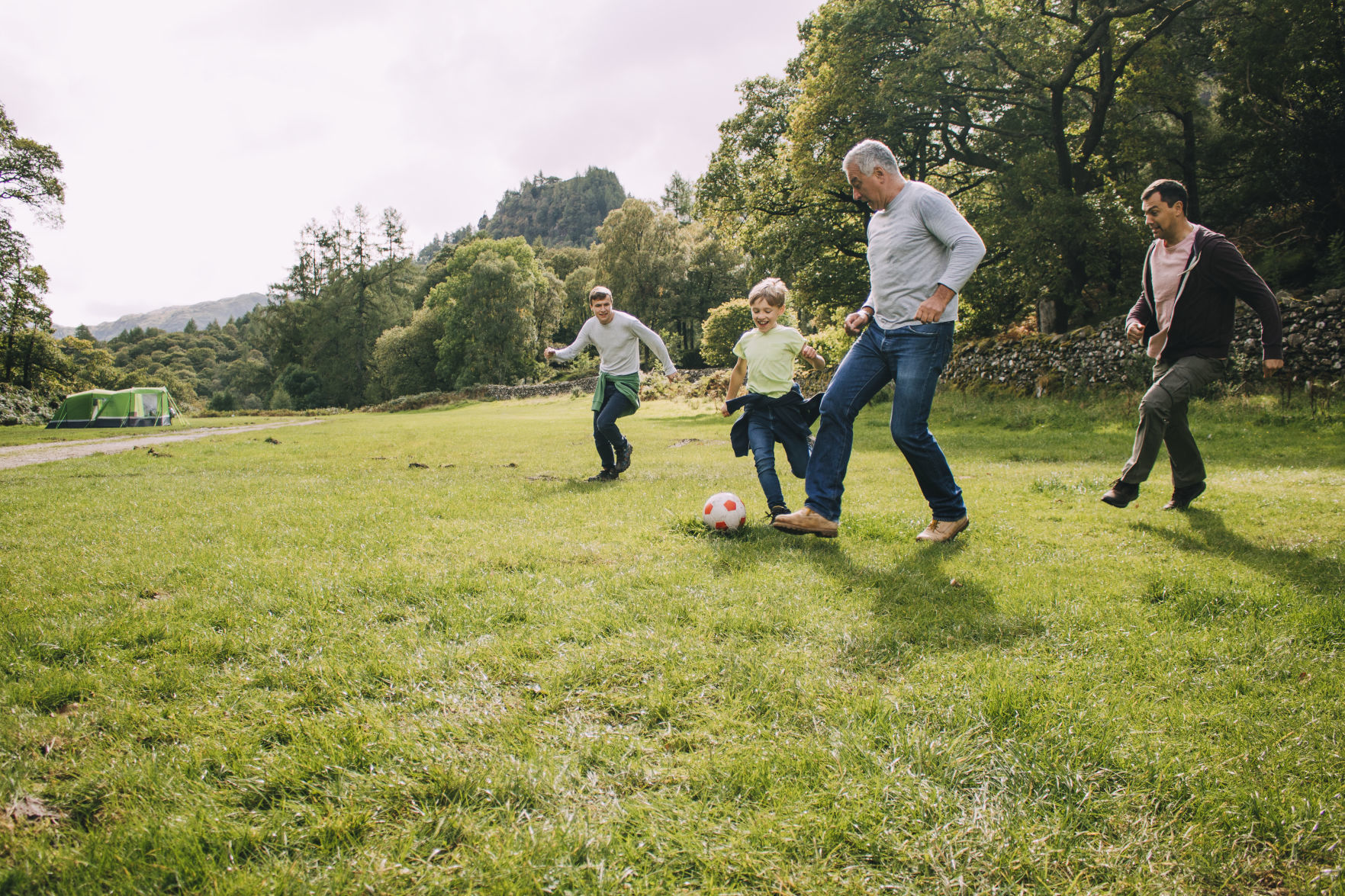 Playing Football