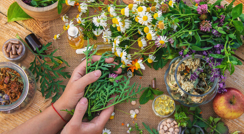 Growing herbs in limited space