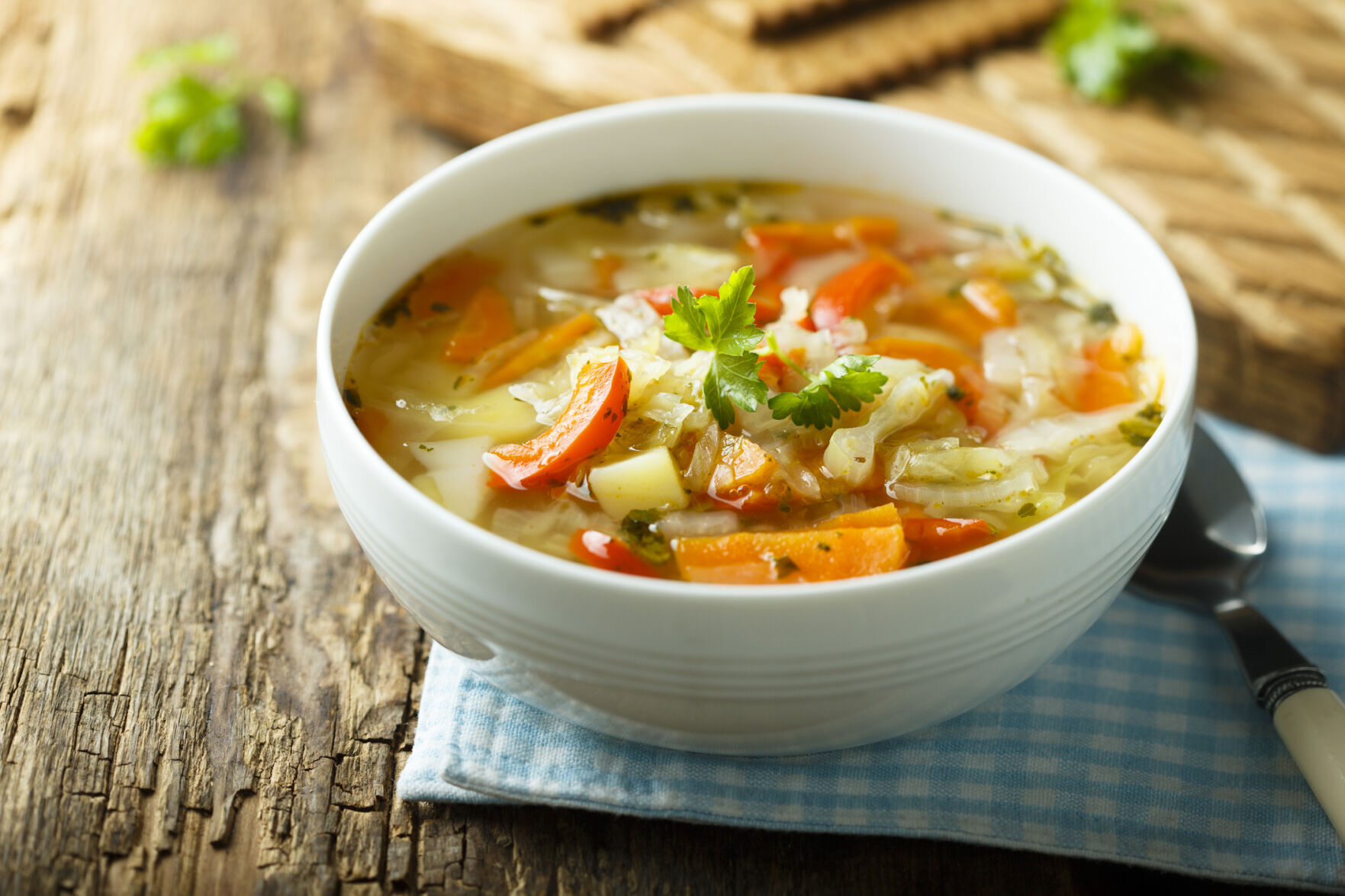 Healthy soup offers many different benefits