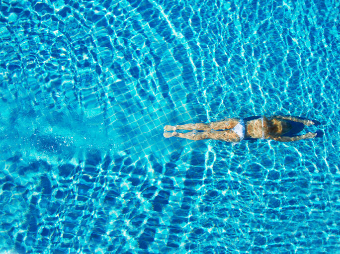 Just Keep Swimming: Getting in the pool provides a low-impact, full-body workout