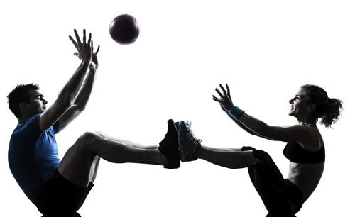 Men and women break down fitness barriers